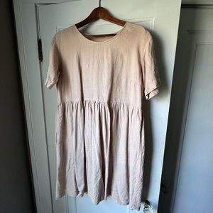 Linenfox smock dress